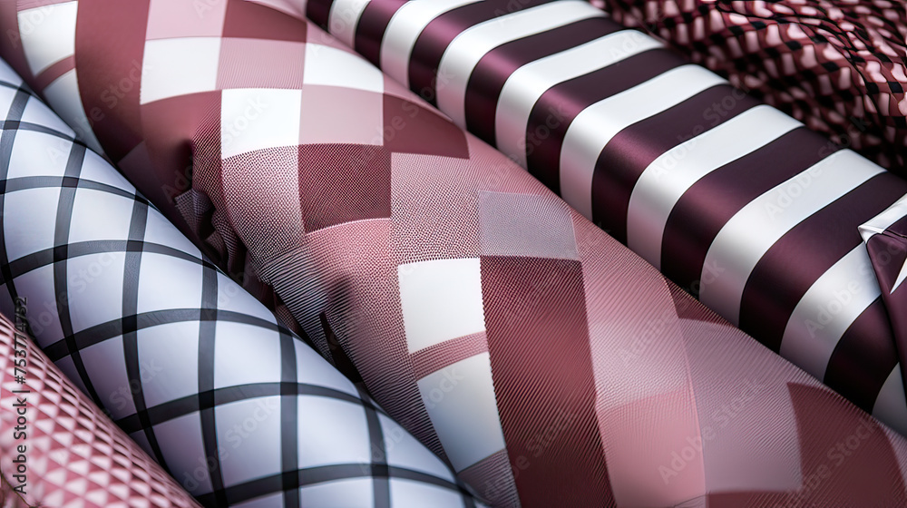 Obraz premium Refined Preppy Patterns in Polished Tone Background Ai Generative