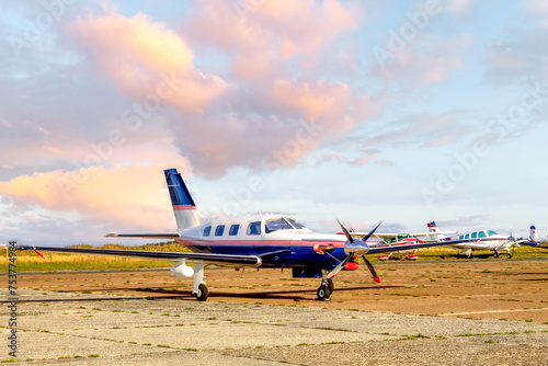 Privatjet, Flughafen, Sylt photo