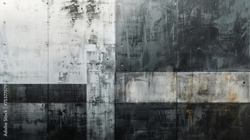 Fototapeta premium Oil paint textures in a minimalist abstraction, modern patterns that speak to simplicity and sophistication