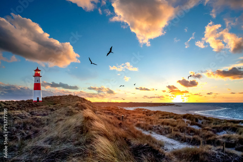 Lister Ellenbogen, Leuchtturm, Sylt, Nordsee