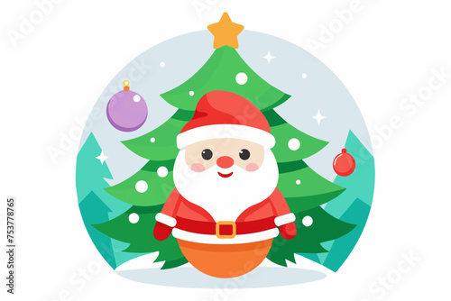 merry christmas vector svg on white background