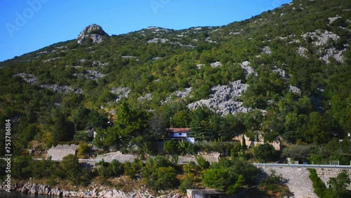 Croatian coast on Adriatic Sea