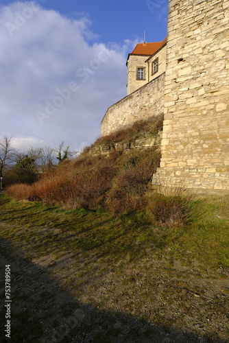 Schloss Neuenburg bei Freyburg, Burgenlandkreis, Sachsen-Anhalt, Deutschland