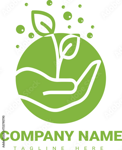 Abstract Natural Logo Design Template