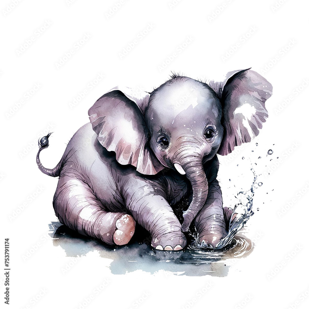 baby elephant playing baby elephant playing