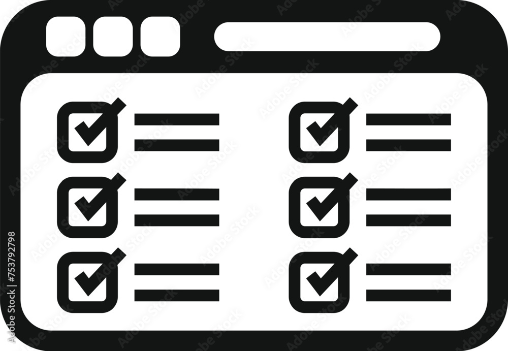 Online web registration icon simple vector. Form number device. Digital step data Online web registration icon simple vector. Form number device. Digital step data