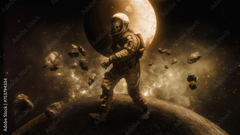Skull Astronaut Space Walker 04 Skull Astronaut Space Walker 04