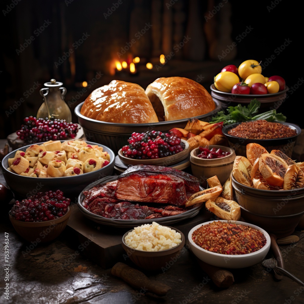 Photorealistic hyperrealistic hyper detailed image of food. Food Illustration Photorealistic hyperrealistic hyper detailed image of food. Food Illustration