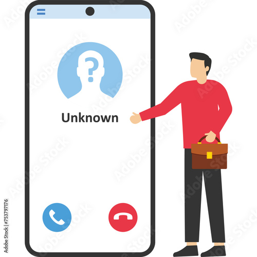 Cheater Prank or Scam Activity Concept. Calls from Unknown Numbers to Customers, Hoax Alerts, Suspicious Anonymous Calls. Cartoon People Vector Illustration.