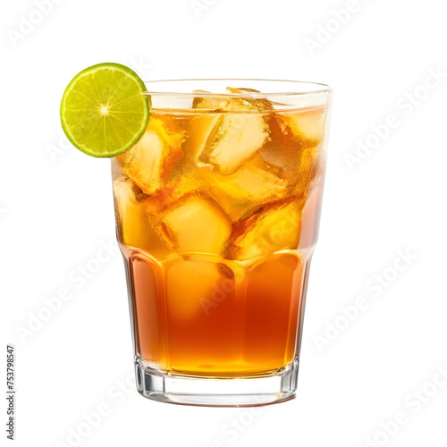 An Isolated Apple Cider Cocktail Cocktail Drink, Transparent Background, PNG