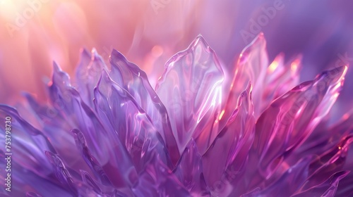 Amethyst Aura: Yucca's ethereal aura is suffused with hues of amethyst, imbuing the scene with mystical energy. photo