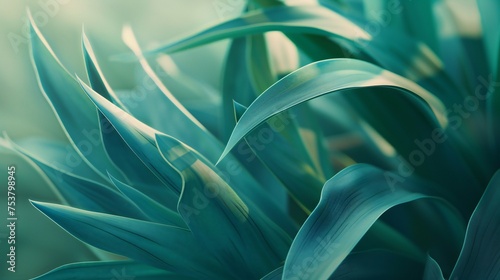 Crisp Elegance: Yucca's leaves exude a crisp elegance, fresh and vibrant against the backdrop of nature.