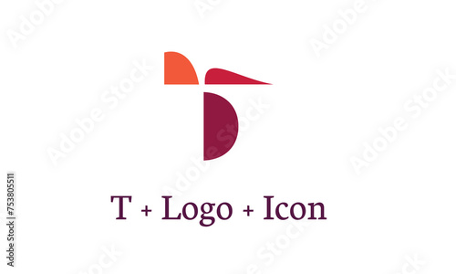 Free Download Abstract letter T arrow vector logotype. Line hexagon creative simple logo design template. Universal geometric symbol font icon. - GFXLoad