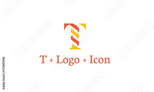 Free Download Abstract letter T arrow vector logotype. Line hexagon creative simple logo design template. Universal geometric symbol font icon. - GFXLoad
