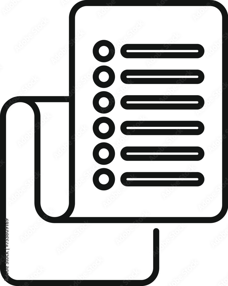 List template items icon outline vector. Sheet addiction. Key desire List template items icon outline vector. Sheet addiction. Key desire