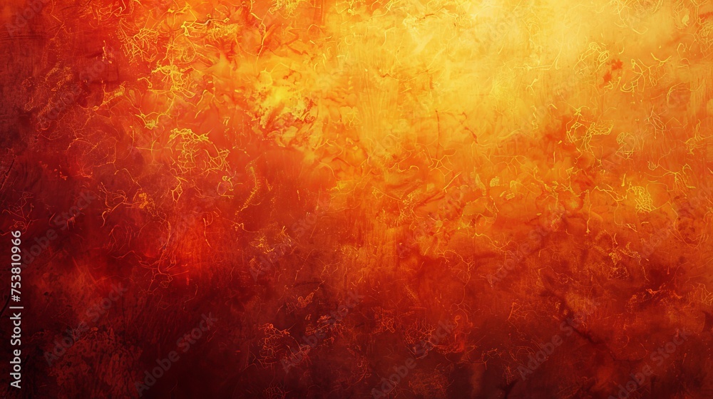 A fiery orange and red textured background, conveying warmth and energy.