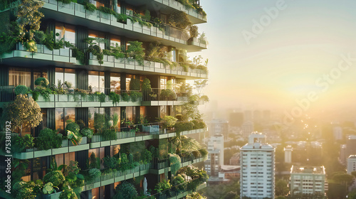 Milans Green Architecture, Bosco Verticales Eco-Futuristic Design, Urban Jungle Skyward photo