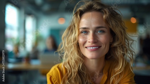 Wallpaper Mural Smile, portrait and a woman in a meeting at work for business, workshop or a seminar. Happy Torontodigital.ca