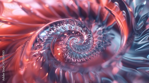 Fluid Bloom: Ferrofluid dandelion's wavy motion captivates with its unique allure.