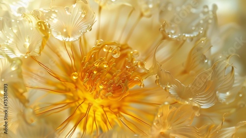 Fluid Dance: Dandelion's calming rhythms captured up close in fluid motion.