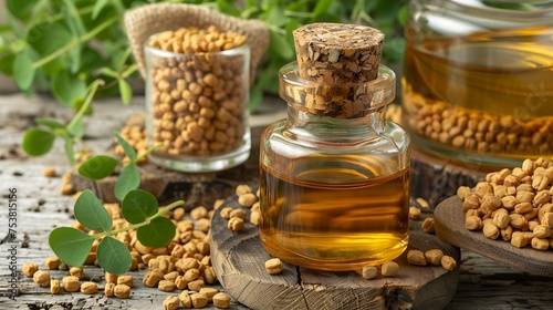 a fenugreek oil, traditionally used for its anti-inflammatory and hair-strengthening properties