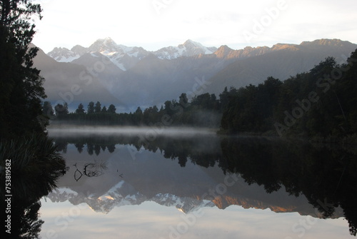 sunrise over the lake matherson photo