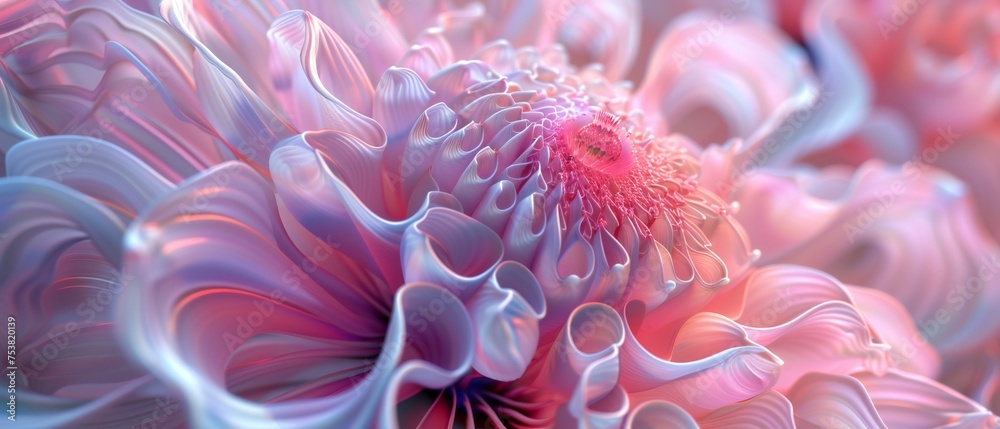 Serene Color Symphony: Calming hues blend seamlessly in dandelion's soothing wavy form. Serene Color Symphony: Calming hues blend seamlessly in dandelion's soothing wavy form.