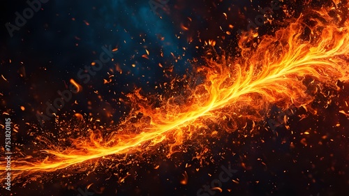 Firescape Symphony: Captivating Fire Spark and Flame Abstract Backgrounds for Intense Visual Experiences, Fire spark background, fire flame abstract background, lava and fire flame abstract background