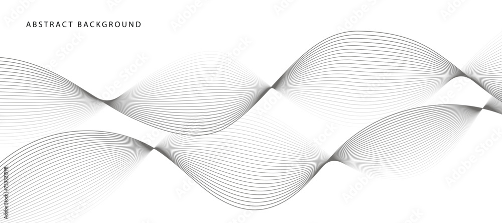 Lines for the background. Black stripes on a white background. Set of wavy lines. Multiple line waves. Creative line art. Grey waves with lines. Vector waves set. Curved wavy line, smooth stripe. Lines for the background. Black stripes on a white background. Set of wavy lines. Multiple line waves. Creative line art. Grey waves with lines. Vector waves set. Curved wavy line, smooth stripe.