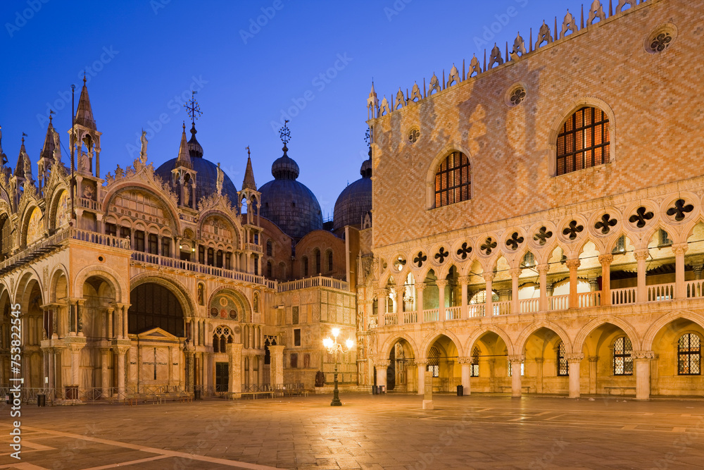 Italien, Venetien, Venedig, Markusplatz, Dogenpalast