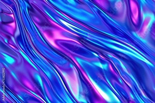 Shimmering holographic seamless texture. Holo abstract background.