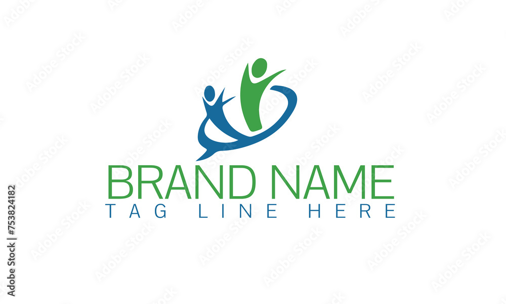 Fitness social relationship sport people and communication web Icons set and vector logos