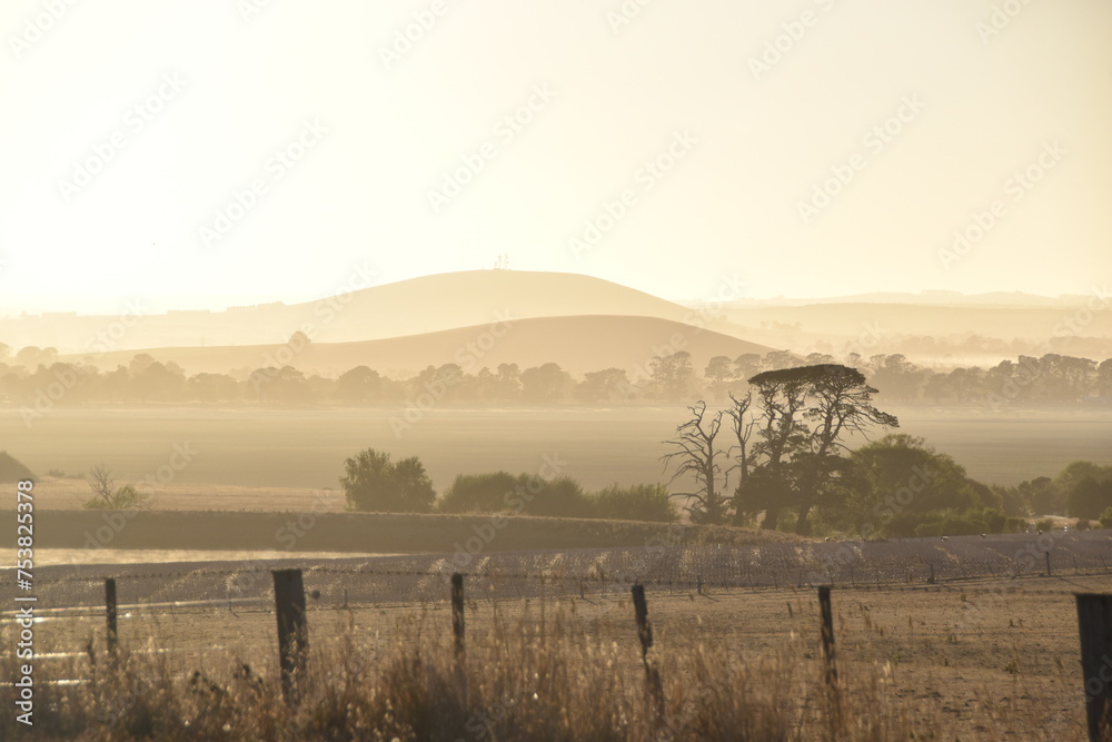 morning mist over the valley