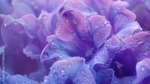 Fluid Harmony: Close-ups capture the harmonious union of ferrofluids and wildflower bluebell petals in macro shots.