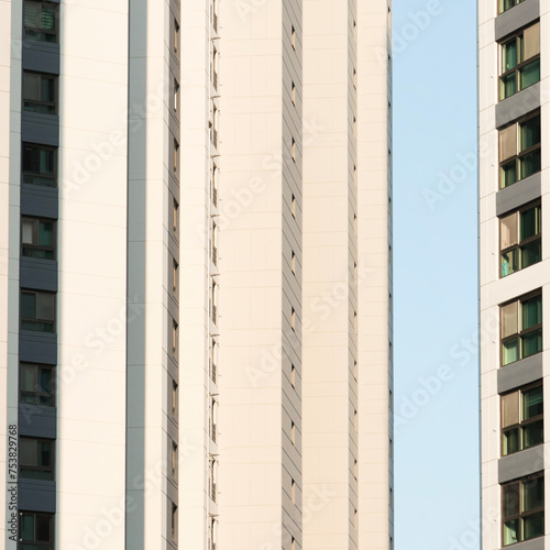 Modern apartment building photo