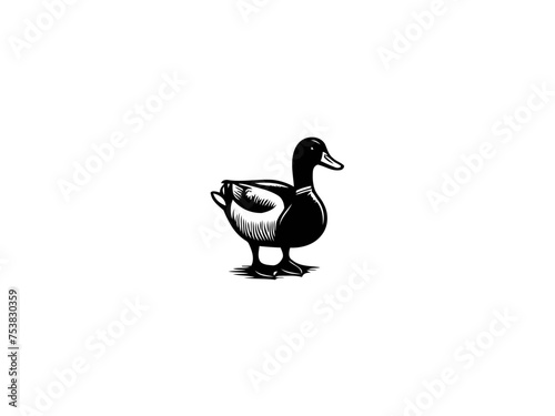 Majestic Mallard: Captivating Duck Vector Art, Embellishing Your Designs with Cute Wetland Wildlife