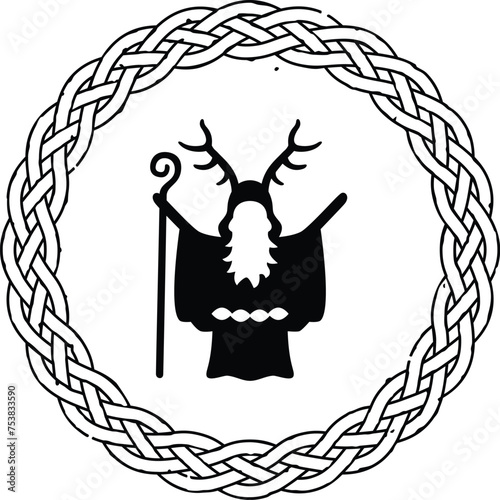 Celtic Ring and Druid Symbol