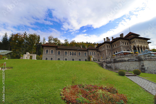 Cantacuzino Castle in Busteni, Romania photo