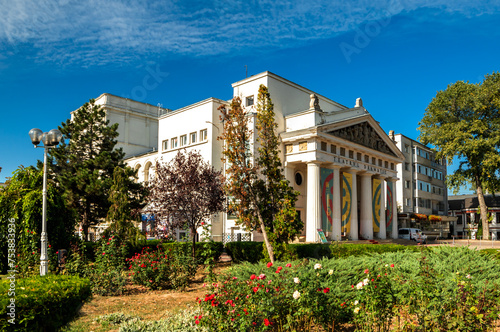 Tablou pe pânză Dramatic Theatre, Galati, Romania - October 2023