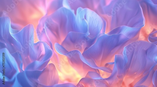 Warm Glow: Macro captures the comforting warmth emanating from wildflower bluebell petals.
