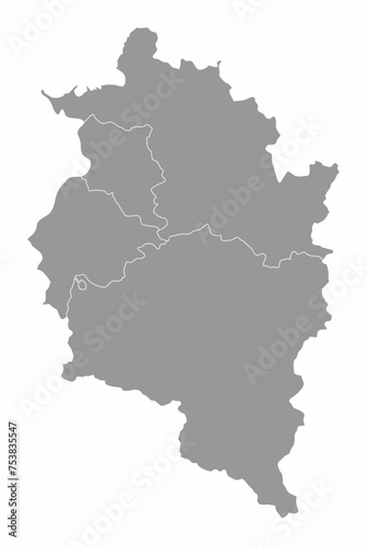 Vorarlberg administrative map