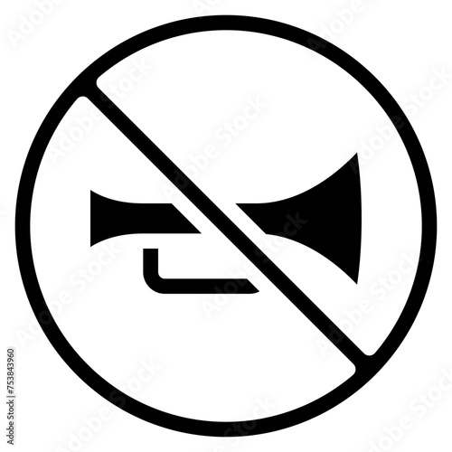 No Musical Instruments Icon