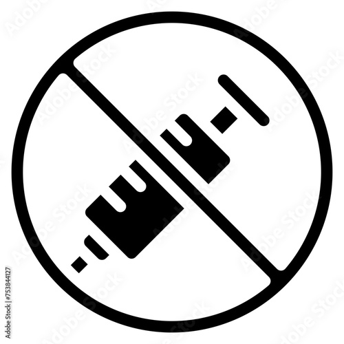 No Injections Icon