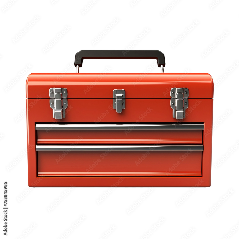 Toolbox isolated on transparent background Toolbox isolated on transparent background