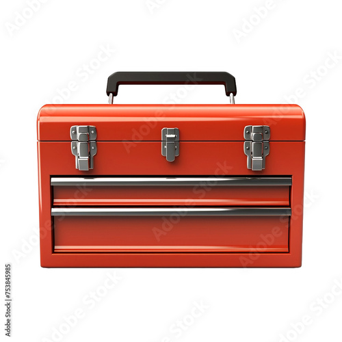 Toolbox isolated on transparent background