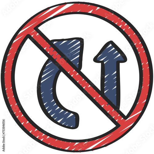 No Overtaking Icon
