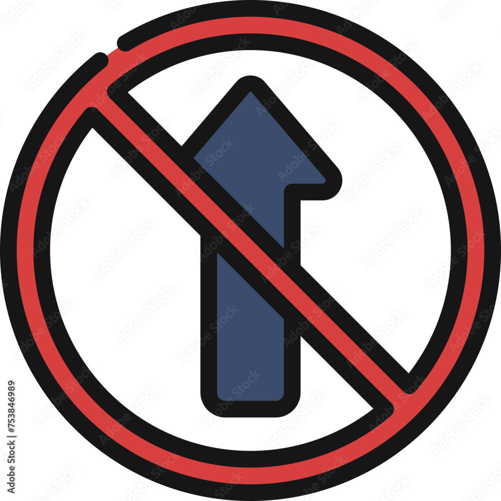No Way Forward Icon No Way Forward Icon