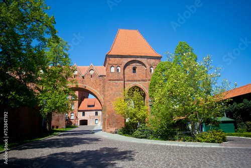 Gotycki zamek w Toruniu, Poland