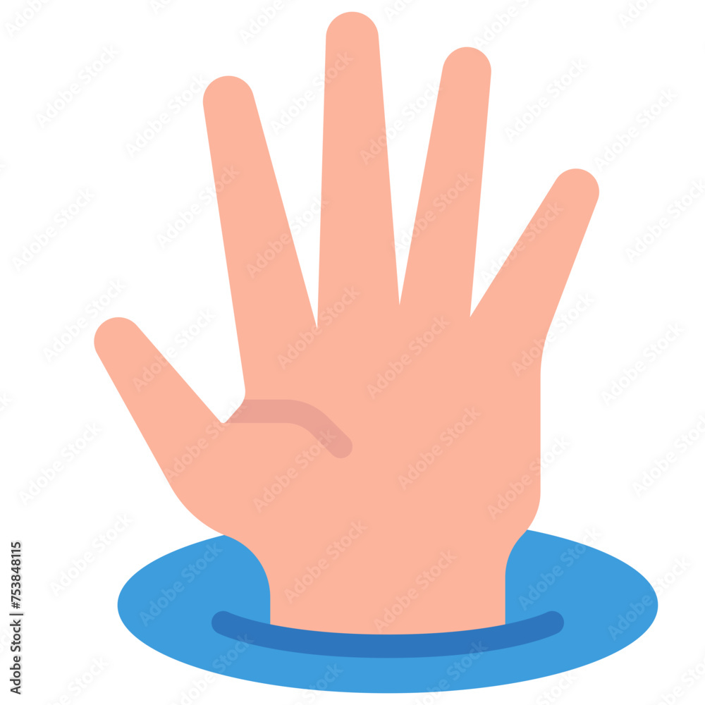 Fototapeta premium Helping Hand Icon