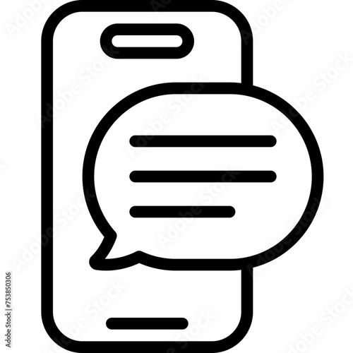 Mobile Phone Message Icon